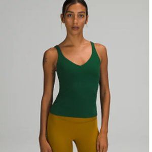 Lululemon Align Waist Length Tank Top Everglade Green